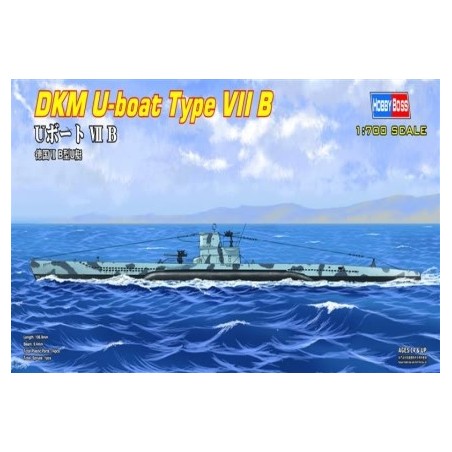 SUBMARINO Type VII B -Escala 1/700- Hobby Boss 87008