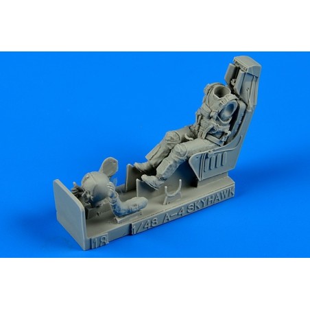 ASIENTO EYECTABLE A-4 & PILOTO -Escala 1/48- AeroBonus 480 078