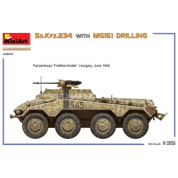 VEHICULO BLINDADO Sd.Kfz.234/2 & MG151 Drilling (Interiores) -Escala 1/35- MiniArt 40014