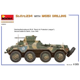 VEHICULO BLINDADO Sd.Kfz.234/2 & MG151 Drilling (Interiores) -Escala 1/35- MiniArt 40014