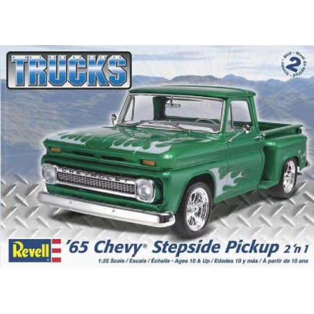 CHEVROLET STEPSIDE PICKUP (1965) CHEVY -Escala 1/25- Revell 85-7210