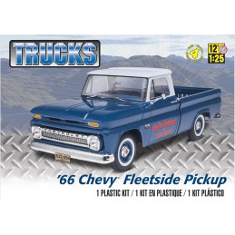 CHEVROLET FLEETSIDE PICKUP (1966) CHEVY -Escala 1/25- Revell 85-7225