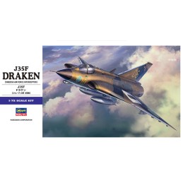 SAAB J-35 F DRAKEN -Escala 1/72- Hasegawa E-48