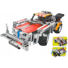 MECHANICAL MASTER: CAMION & COCHE R/C 2 en 1 (326 pzs) - QIHUI 8009