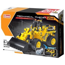 MECHANICAL MASTER: BULLDOZER & TANQUE 2 en 1 (261 pzs) - QIHUI 6803