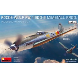 FOCKE-WULF Fw-190 D9 Mimetall Prod. "Jagdgeschwader 301" -Escala 1/48- MiniArt 48040