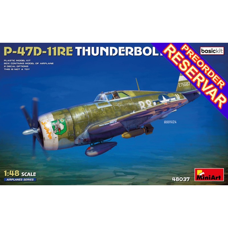 REPUBLIC P-47 D 11 RE THUNDERBOLT -Escala 1/48- MiniArt 48037