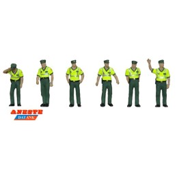 GUARDIA CIVIL DE TRAFICO UNIF.VERANO (6 FIGURAS) ESCALA H0 - DATANK 4094