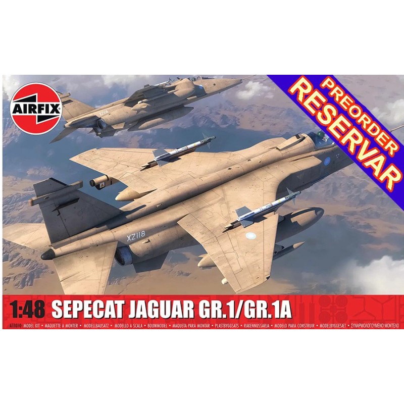 SEPECAT Jaguar GR.1/GR.1A -Escala 1/48- Airfix A11010