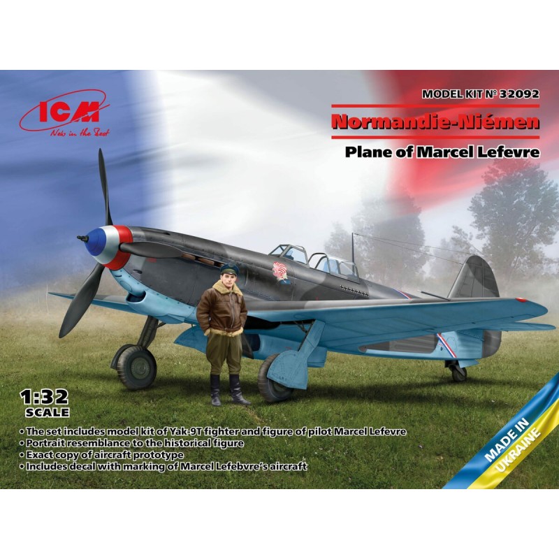 YAKOVLEV YAK-9 T "Normandy-Niemen - Marcel Lefevre" -Escala 1/32- ICM 32092