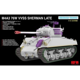 CARRO DE COMBATE M-4 A3 76W VVSS SHERMAN (Late) Interiores -Escala 1/35- Rye Field Model RM5135