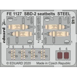 FOTOGRABADO CINTURONES SBD-2 -Escala 1/48- Eduard FE1127