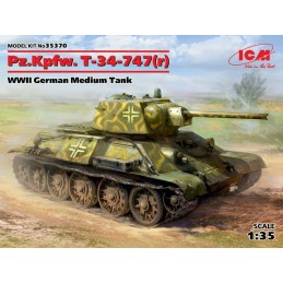 CARRO DE COMBATE T-34-747(r) (Aleman) -Escala 1/35- ICM 35370