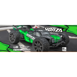 COCHE RTR Vorza S 1/8 Truggy 4WD FLUX ELH-6S 2.4GHz +100km/h - Green