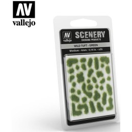 WILD TURF - GREEN L: 4 mm x 35 unidades - Acrylicos Vallejo SC406