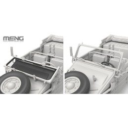 VEHICULO TODOTERRENO Pkw.K1s Type 82 Kubelwagen (Norte de Africa) -Escala 1/35- MENG Model VS-015