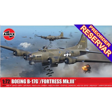 BOEING B-17G FLIYING FORTRESS / FORTRESS Mk.III -Escala 1/72- Airfix A08018A