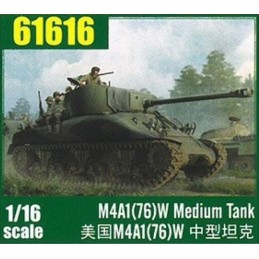 CARRO DE COMBATE M-4 A1(76)W SHERMAN -Escala 1/16- I Love Kit 61616]