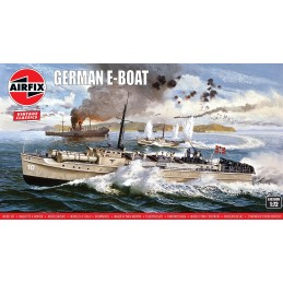 LANCHA TORPEDERA Schnellboot Class S-7 Vintage Classic -Escala 1/72- Airfix A10280v