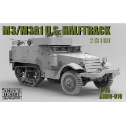 SEMIORUGA M-3 / M-3A1 U.S. Halftrack -Escala 1/16- Andy HHQ-010