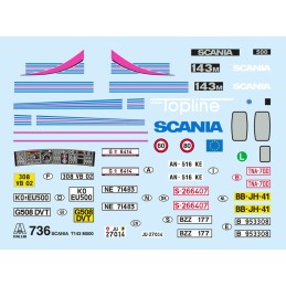 SCANIA T 143M 500 TOPLINE -Escala 1/24- Italeri 736