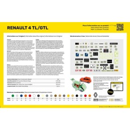 RENAULT 4L GTL -Escala 1/24- Heller 80759