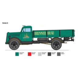 CAMION OPEL BLITZ 3,5t CARGA 3,6-36S Mid Production -Escala 1/24- Italeri 3960