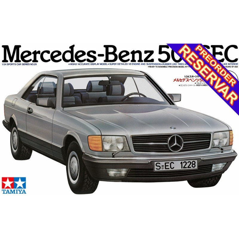 Mercedes-Benz 500 SEC -Escala 1/24- Tamiya 24029