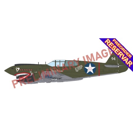 CURTISS P-40E Warhawk "Pacific Stars" DUAL COMBO -Escala 1/48- Eduard 11185