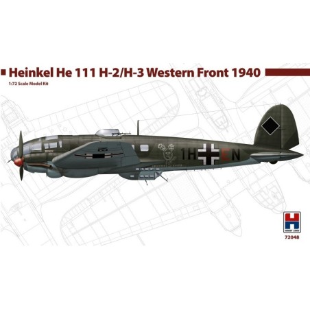 HEINKEL HE-111 H-2 / H-3 (Frente Occidental 1940) -Escala 1/72- Hobby 2000 72048