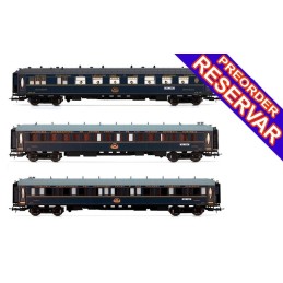 COCHES CIWL SUD-EXPRESO - SET 2 - (compuesto por VPC Étoile du Nord + WL + WL) - ESCALA H0 - ELECTROTREN HE4028