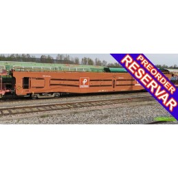 VAGON PORTACOCHES RENFE Uaks - Pecovasa - ESCALA H0 - ELECTROTREN HE4044