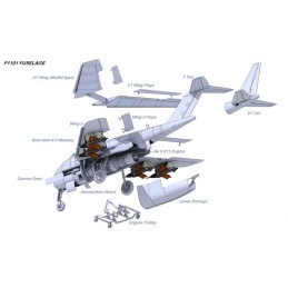 Messerschmitt P.1101 -Escala 1/32- Das Werk DW32002