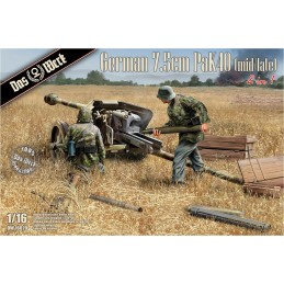 CAÑON ANTICARRO Pak-40 (75 mm) -Escala 1/16- Das Werk DW16020