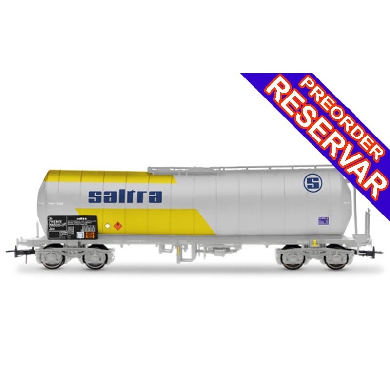 VAGON CISTERNA SALTRA - ESCALA H0 - ELECTROTREN HE6026