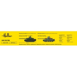 CARRO DE COMBATE AMX-30/105 -Escala 1/35- Heller 81137