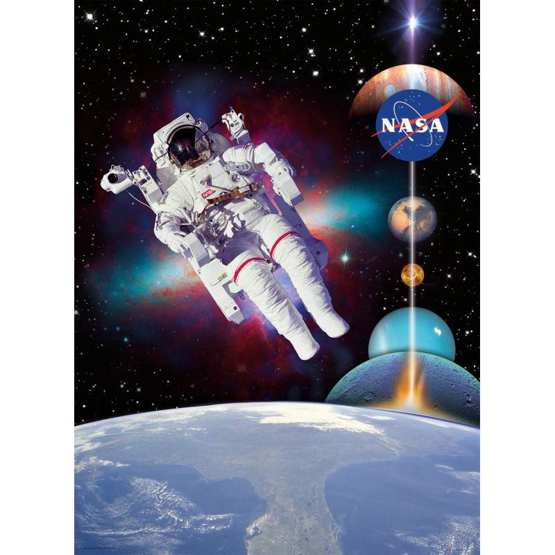 PUZZLE 500 Pzas Space Collection: PASEO ESPACIAL - CLEMENTONI 35106