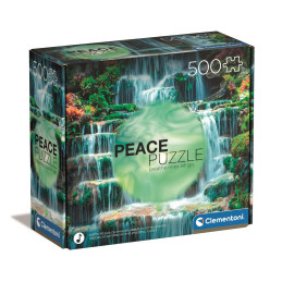 PUZZLE 500PZS THE FLOW - PEACE PUZZLE - CLEMENTONI 35117