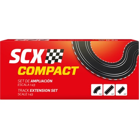 SET AMPLIACION PISTAS COMPACT ESCALA 1/43 SCALEXTRIC C10276