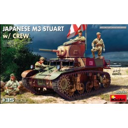 CARRO DE COMBATE M-3 STUART (JAPON) & TRIPULACION -Escala 1/35- MiniArt 35454