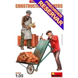 TRABAJADORES DE LA CONSTRUCCION -Escala 1/35- MiniArt 38097