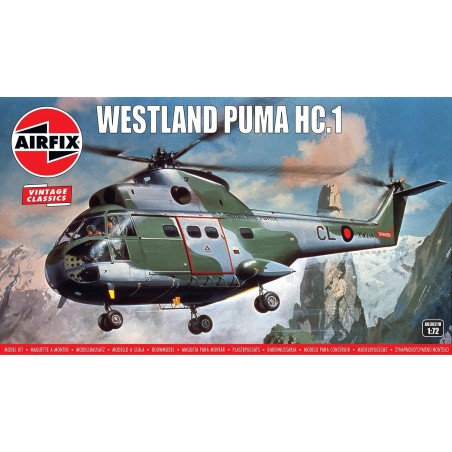 Westland / Aerospatiale HC.1 PUMA Vintage Classic -Escala 1/72- Airfix A03021V