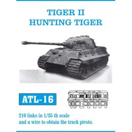 SET ORUGAS TIGER II / KING TIGER / JAGDTIGER -Escala 1/35- Fruilmodel ATL-016