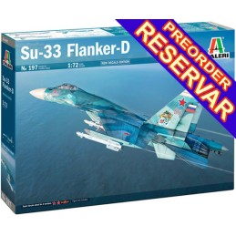 Sukhoi Su-33 Flanker D -Escala 1/72- Italeri 197