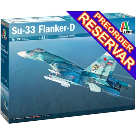 Sukhoi Su-33 Flanker D -Escala 1/72- Italeri 197