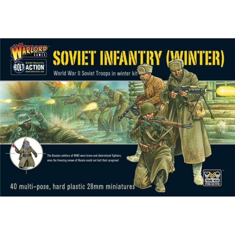 INFANTERIA SOVIETICA (INVIERNO) -Escala 1/56- Warlord Games WGB-RI-04