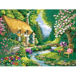 CREART RIVER COTTAGE (KIT PARA PINTAR CON NUMEROS) RAVENSBURGER 20154