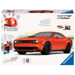 PUZZLE 3D 165 PZAS DODGE CHALLENGER SCAT PACK RED RAVENSBURGER 11284