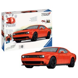 PUZZLE 3D 165 PZAS DODGE CHALLENGER SCAT PACK RED RAVENSBURGER 11284