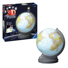 PUZZLE 3D 540 PZAS GLOBO TERRAQUEO CON LUZ - RAVENSBURGER 11549